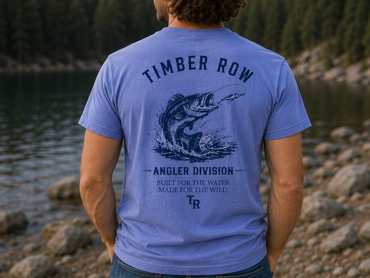 Angler Division Tee – Blue