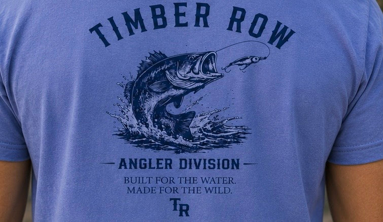 Angler Division Tee – Blue