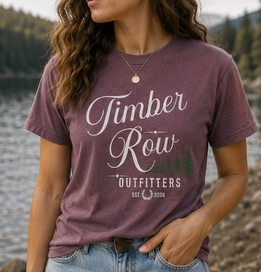 Timber Row Outfitters Est. 2026 Tee – Berry