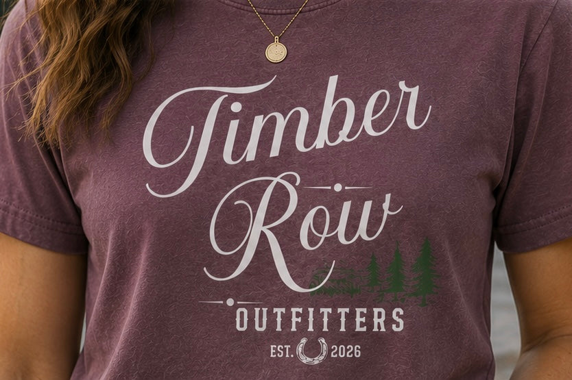 Timber Row Outfitters Est. 2026 Tee – Berry