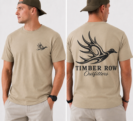 Logo Tee – Khaki (Black Graphic)