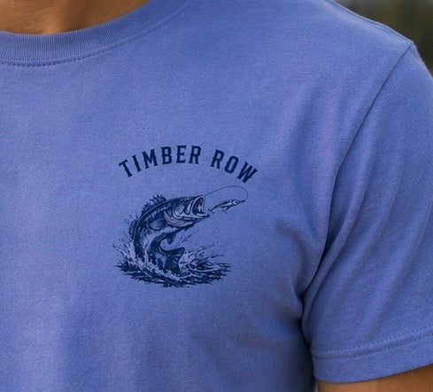 Angler Division Tee – Blue