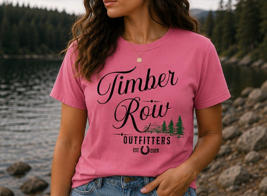 Timber Row Outfitters Est. 2026 Tee – Pink